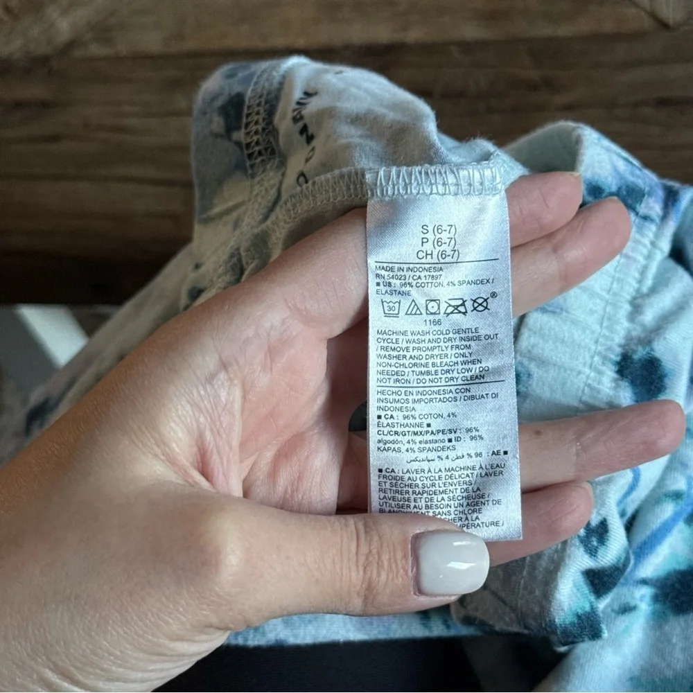Old Navy Tie-Dye Girls Leggings Small 6-7
